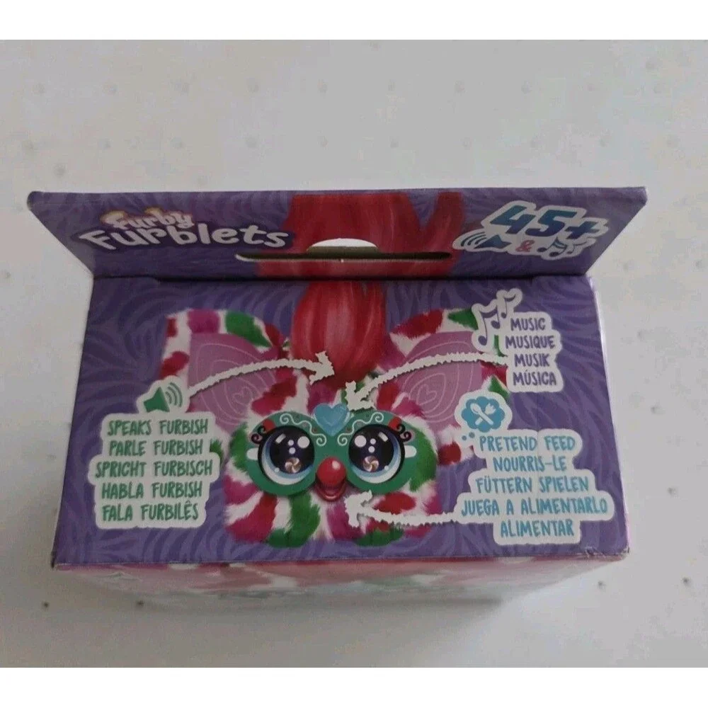 Furby Furblets Pep-Mint Mini Electronic Plush‎ Toy, New In Box SEALED